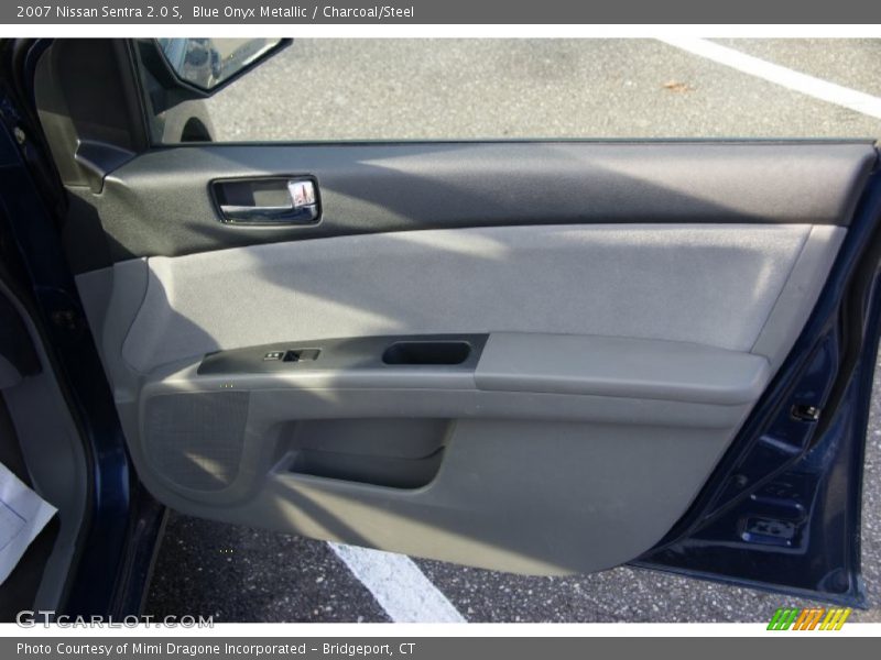 Blue Onyx Metallic / Charcoal/Steel 2007 Nissan Sentra 2.0 S