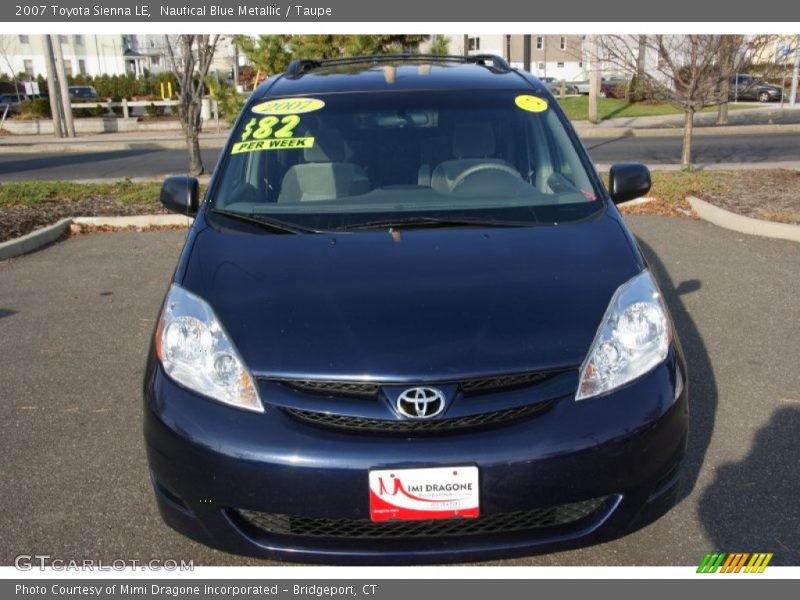 Nautical Blue Metallic / Taupe 2007 Toyota Sienna LE