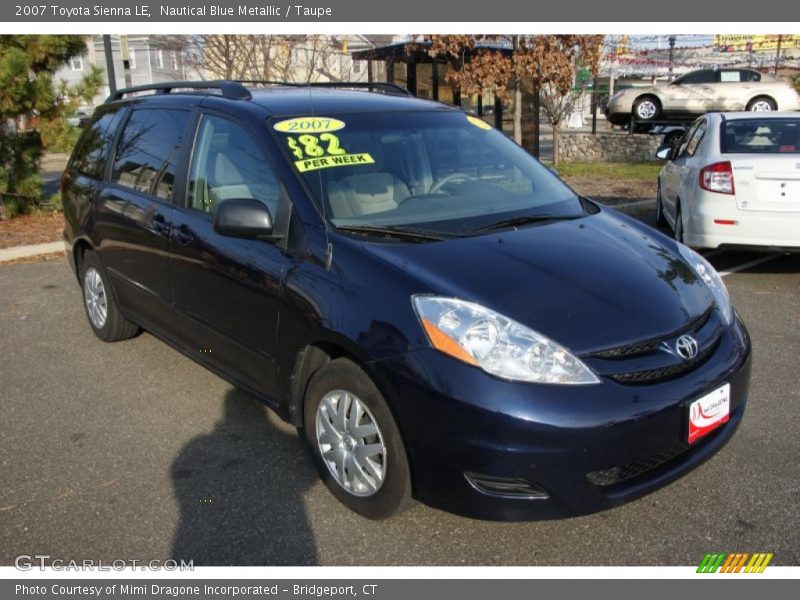 Nautical Blue Metallic / Taupe 2007 Toyota Sienna LE