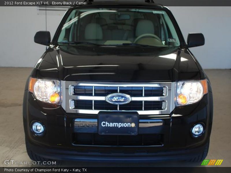 Ebony Black / Camel 2012 Ford Escape XLT V6