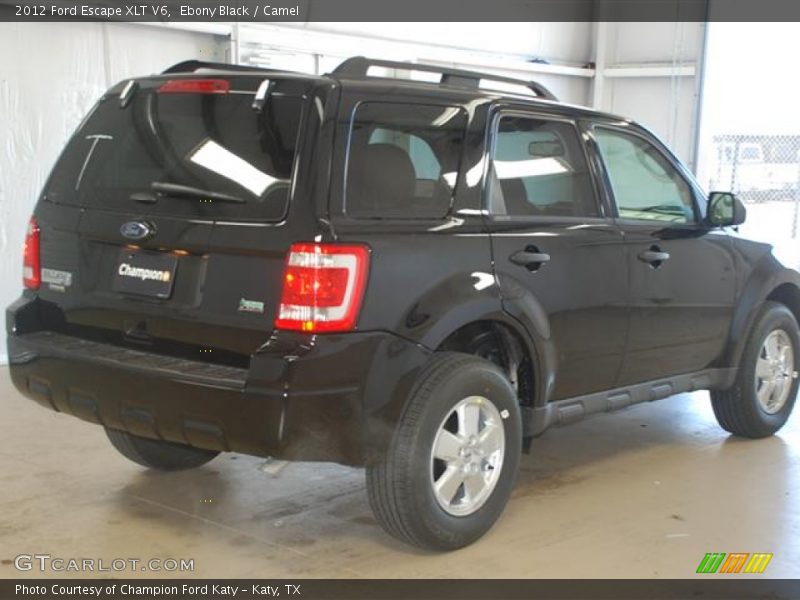 Ebony Black / Camel 2012 Ford Escape XLT V6