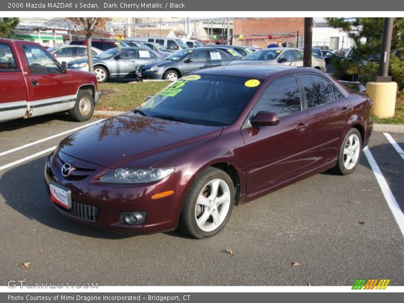 Dark Cherry Metallic / Black 2006 Mazda MAZDA6 s Sedan