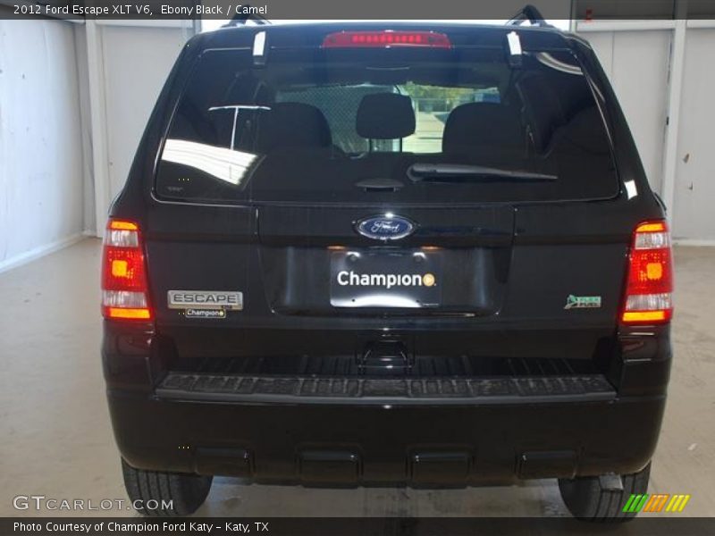 Ebony Black / Camel 2012 Ford Escape XLT V6