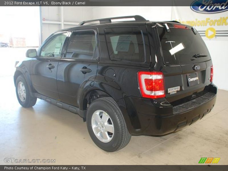 Ebony Black / Camel 2012 Ford Escape XLT V6
