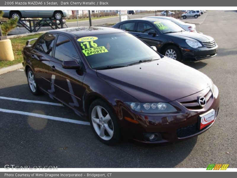 Dark Cherry Metallic / Black 2006 Mazda MAZDA6 s Sedan