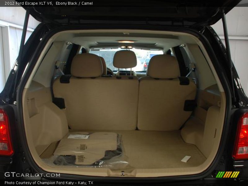 Ebony Black / Camel 2012 Ford Escape XLT V6