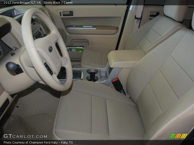 Ebony Black / Camel 2012 Ford Escape XLT V6