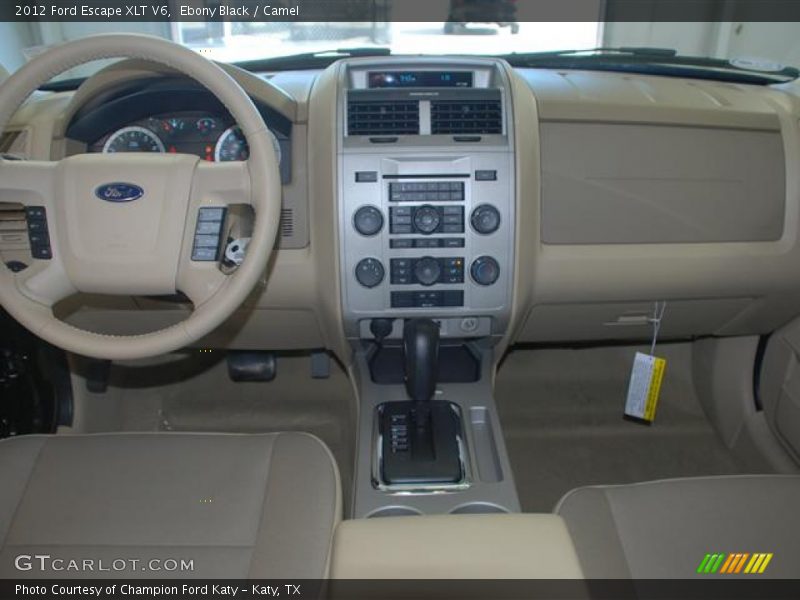 Ebony Black / Camel 2012 Ford Escape XLT V6