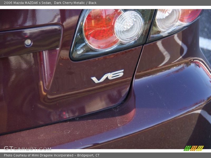 Dark Cherry Metallic / Black 2006 Mazda MAZDA6 s Sedan