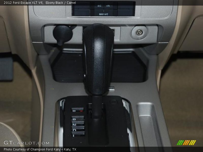 Ebony Black / Camel 2012 Ford Escape XLT V6