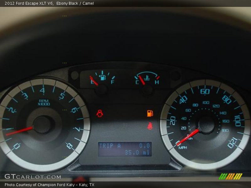 Ebony Black / Camel 2012 Ford Escape XLT V6