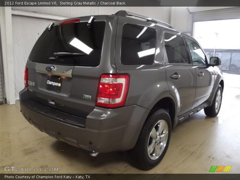 Sterling Gray Metallic / Charcoal Black 2012 Ford Escape Limited V6