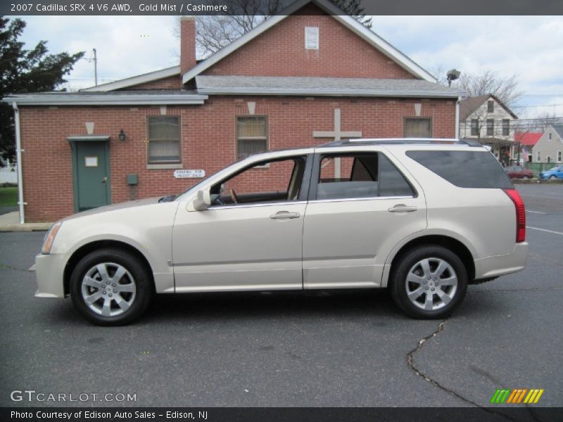 Gold Mist / Cashmere 2007 Cadillac SRX 4 V6 AWD