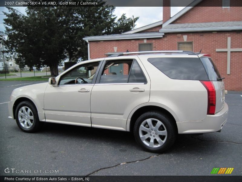 Gold Mist / Cashmere 2007 Cadillac SRX 4 V6 AWD