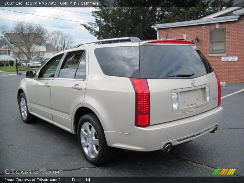 Gold Mist / Cashmere 2007 Cadillac SRX 4 V6 AWD