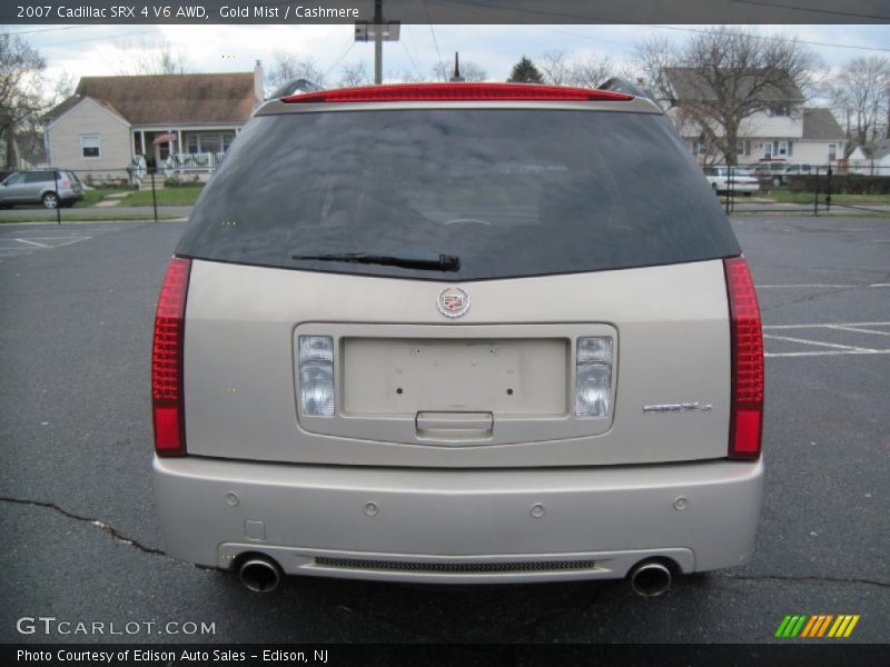 Gold Mist / Cashmere 2007 Cadillac SRX 4 V6 AWD