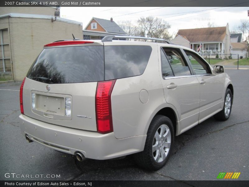 Gold Mist / Cashmere 2007 Cadillac SRX 4 V6 AWD