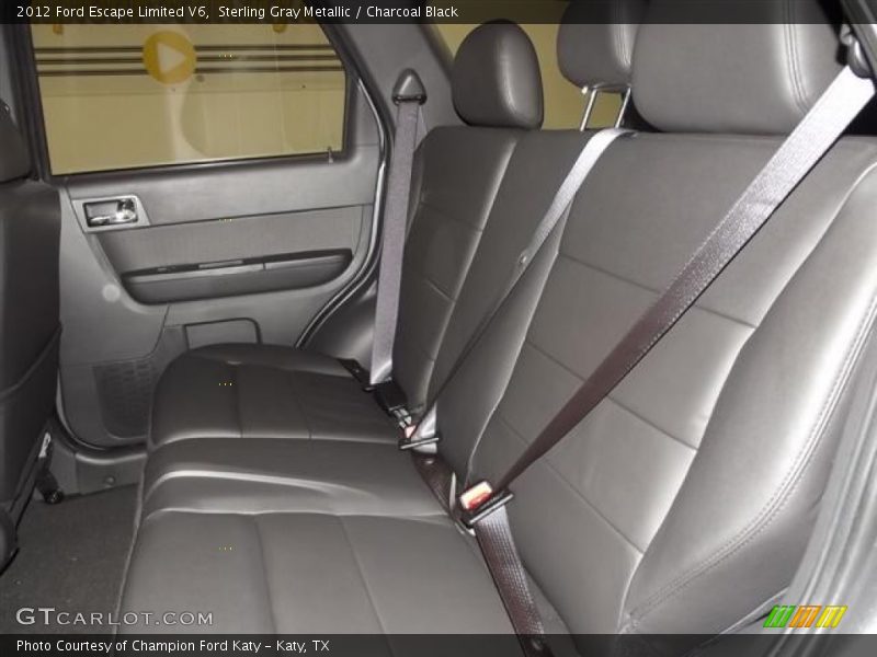 Sterling Gray Metallic / Charcoal Black 2012 Ford Escape Limited V6