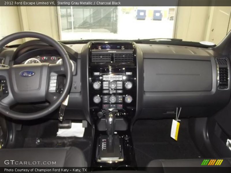 Sterling Gray Metallic / Charcoal Black 2012 Ford Escape Limited V6