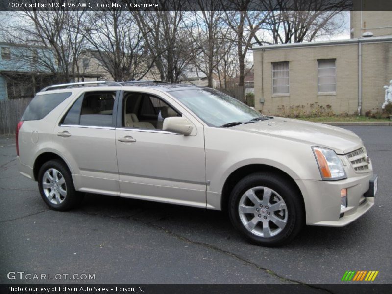 Gold Mist / Cashmere 2007 Cadillac SRX 4 V6 AWD