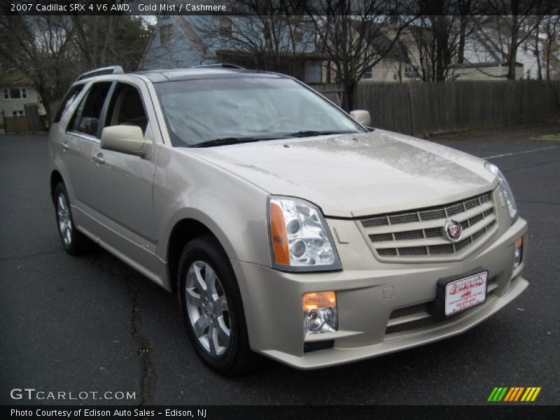 Gold Mist / Cashmere 2007 Cadillac SRX 4 V6 AWD