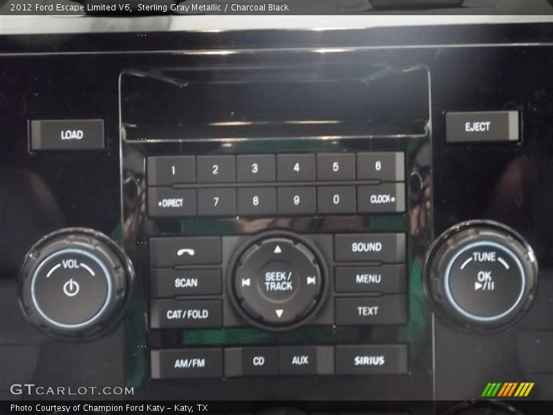 Controls of 2012 Escape Limited V6