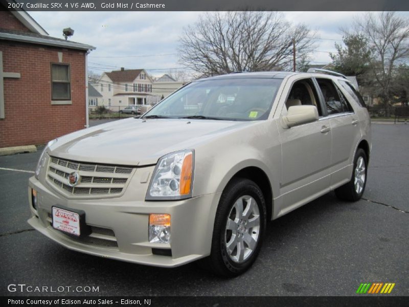 Gold Mist / Cashmere 2007 Cadillac SRX 4 V6 AWD