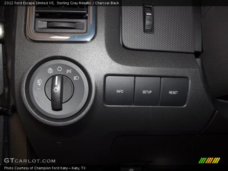 Sterling Gray Metallic / Charcoal Black 2012 Ford Escape Limited V6