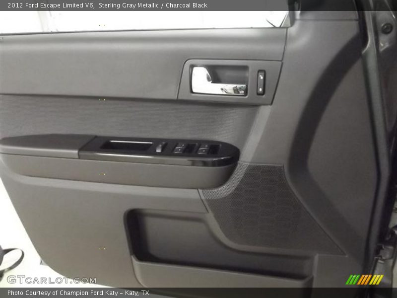 Sterling Gray Metallic / Charcoal Black 2012 Ford Escape Limited V6