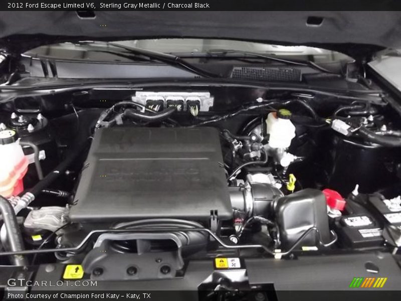 Sterling Gray Metallic / Charcoal Black 2012 Ford Escape Limited V6