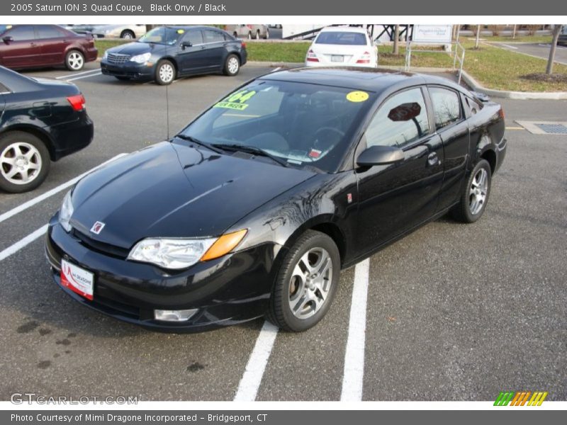Black Onyx / Black 2005 Saturn ION 3 Quad Coupe