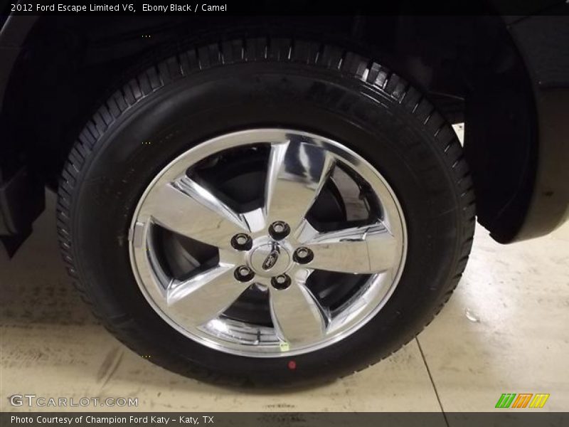 Ebony Black / Camel 2012 Ford Escape Limited V6