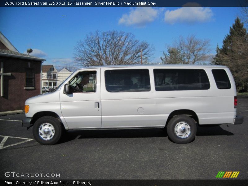 Silver Metallic / Medium Flint Grey 2006 Ford E Series Van E350 XLT 15 Passenger