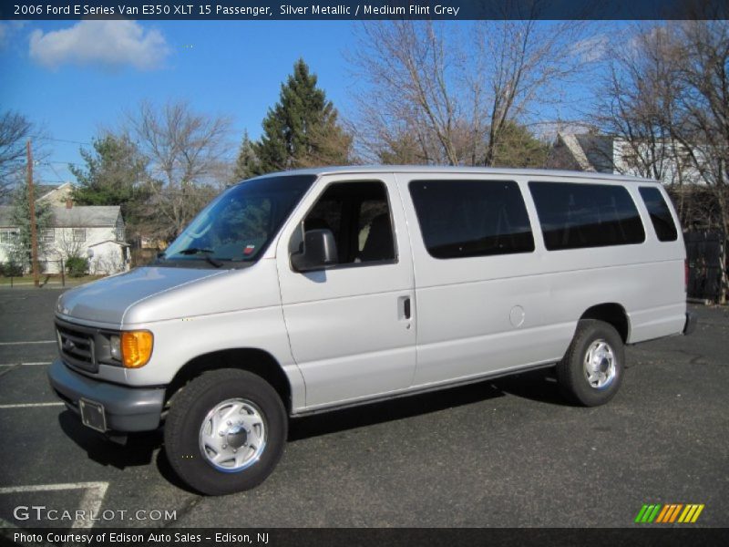 Silver Metallic / Medium Flint Grey 2006 Ford E Series Van E350 XLT 15 Passenger