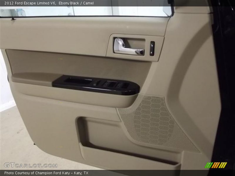 Ebony Black / Camel 2012 Ford Escape Limited V6