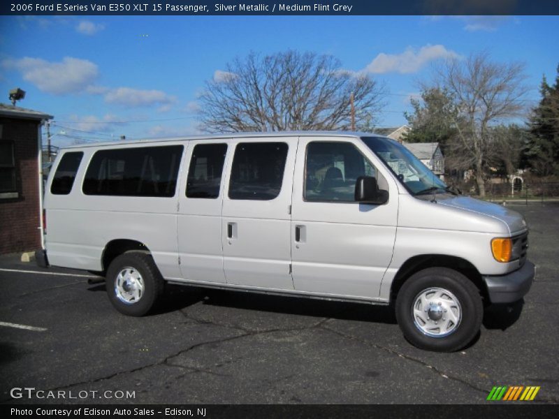 Silver Metallic / Medium Flint Grey 2006 Ford E Series Van E350 XLT 15 Passenger