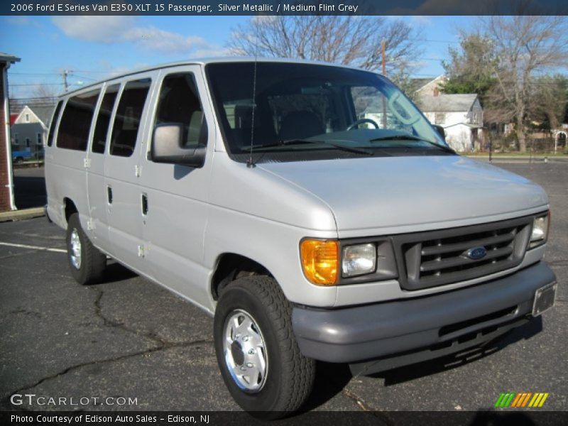 Silver Metallic / Medium Flint Grey 2006 Ford E Series Van E350 XLT 15 Passenger