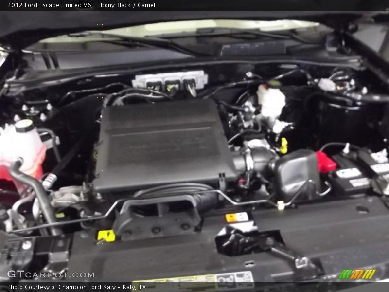 Ebony Black / Camel 2012 Ford Escape Limited V6