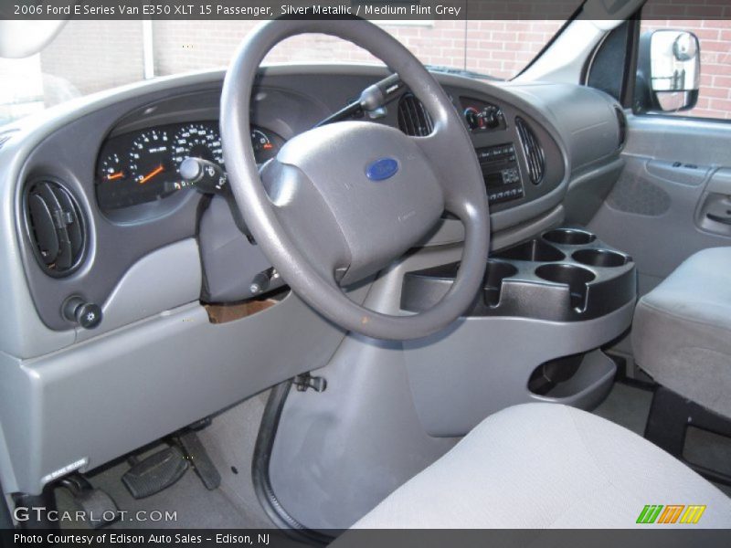 Silver Metallic / Medium Flint Grey 2006 Ford E Series Van E350 XLT 15 Passenger