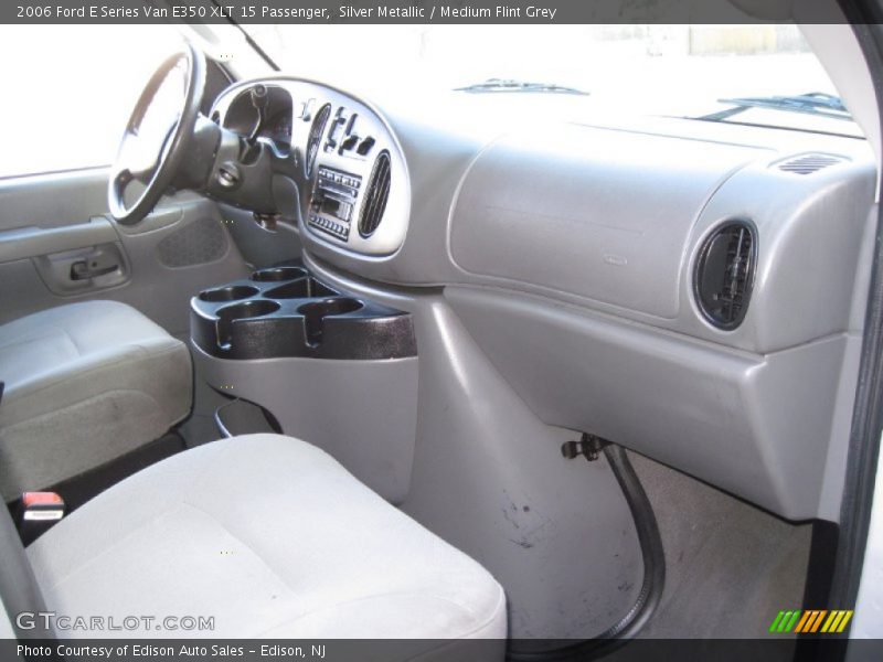 Silver Metallic / Medium Flint Grey 2006 Ford E Series Van E350 XLT 15 Passenger