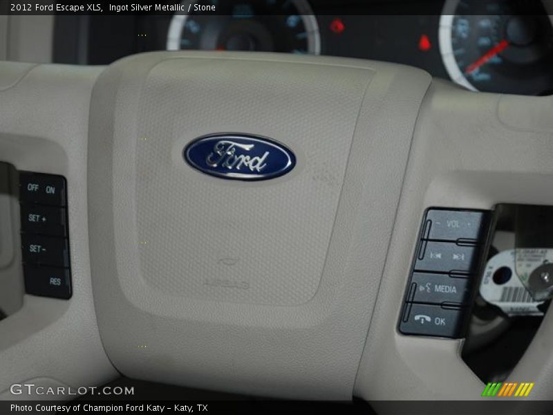 Ingot Silver Metallic / Stone 2012 Ford Escape XLS