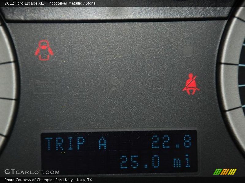 Ingot Silver Metallic / Stone 2012 Ford Escape XLS