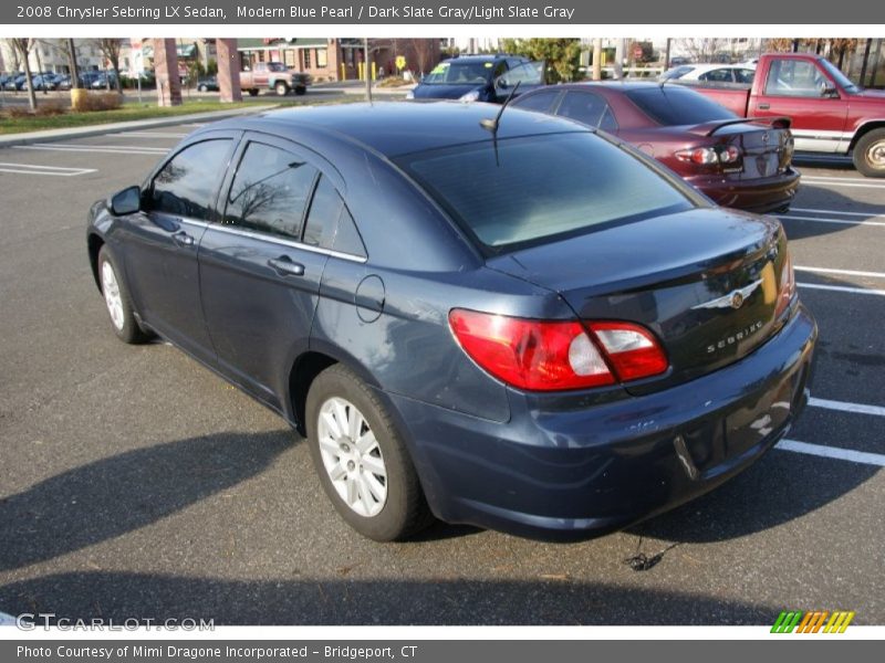 Modern Blue Pearl / Dark Slate Gray/Light Slate Gray 2008 Chrysler Sebring LX Sedan