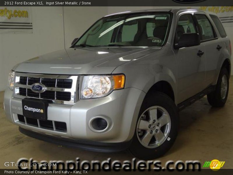 Ingot Silver Metallic / Stone 2012 Ford Escape XLS