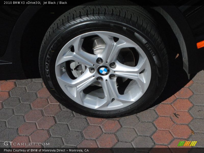 Jet Black / Black 2010 BMW X3 xDrive30i