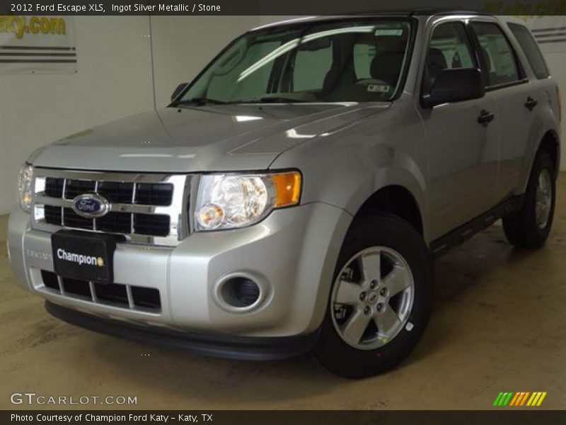 Ingot Silver Metallic / Stone 2012 Ford Escape XLS