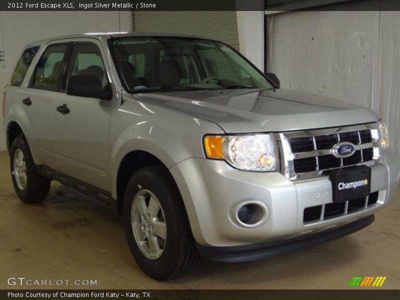 Ingot Silver Metallic / Stone 2012 Ford Escape XLS