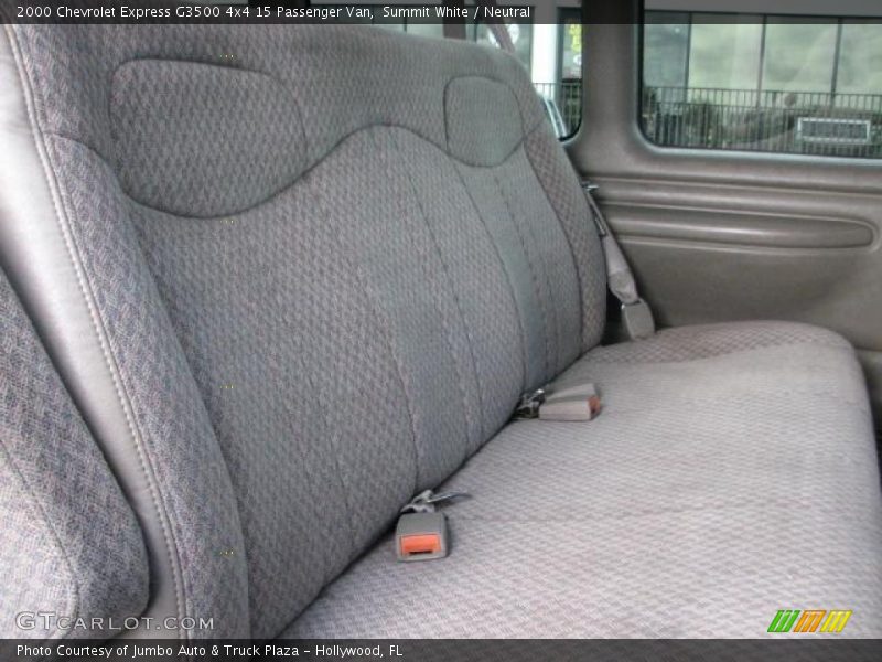 Summit White / Neutral 2000 Chevrolet Express G3500 4x4 15 Passenger Van