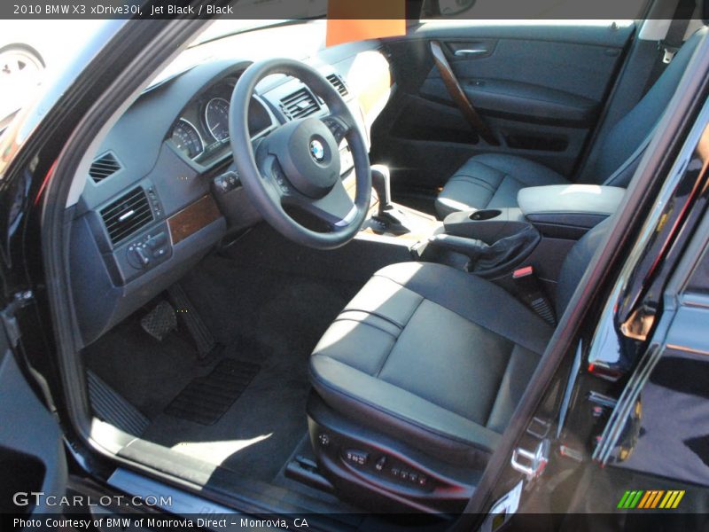 Jet Black / Black 2010 BMW X3 xDrive30i