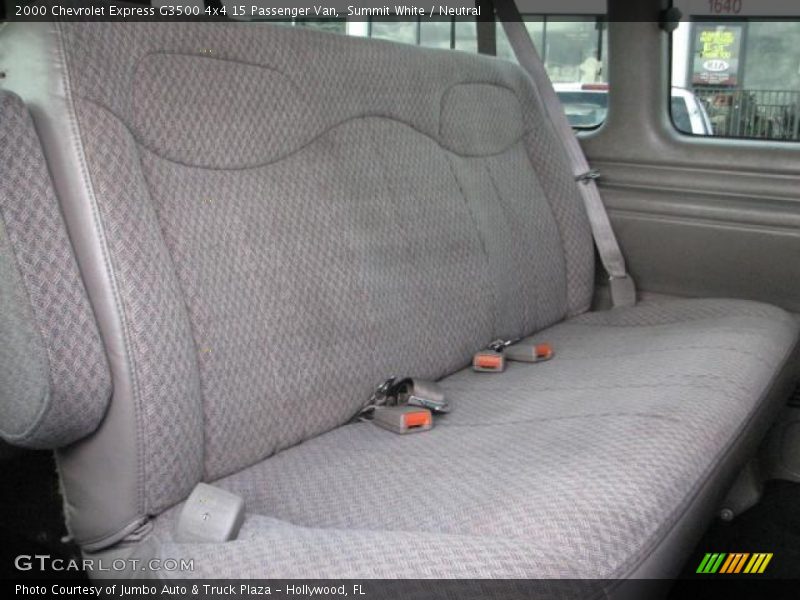 Summit White / Neutral 2000 Chevrolet Express G3500 4x4 15 Passenger Van